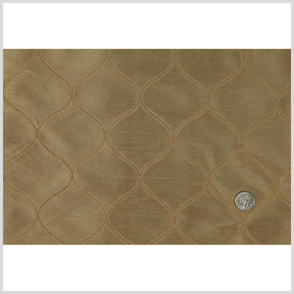 Taupe Diamonds Embr & Eyelet Full