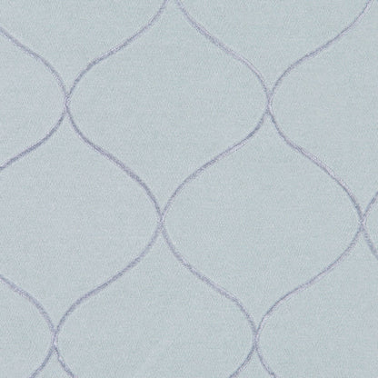 Blue Diamonds Embr & Eyelet Detail