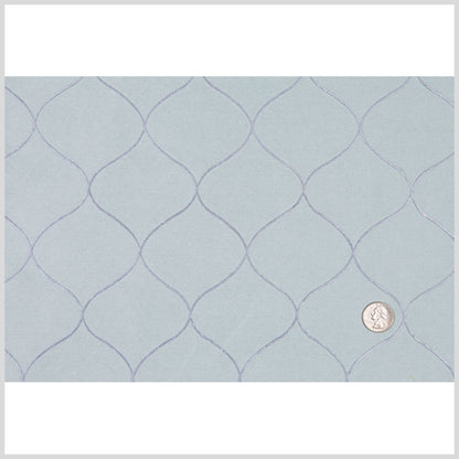 Blue Diamonds Embr & Eyelet Full