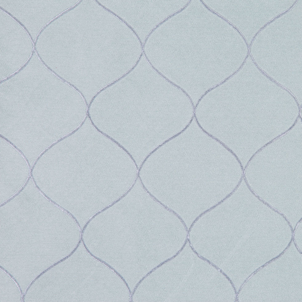 Blue Diamonds Embr & Eyelet