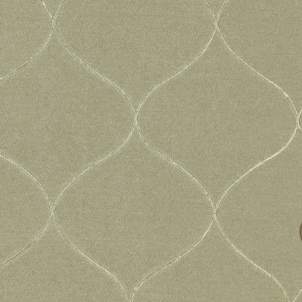 Green Diamonds Embr & Eyelet Detail
