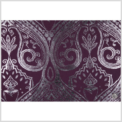 Aubergine Damask Prints Full