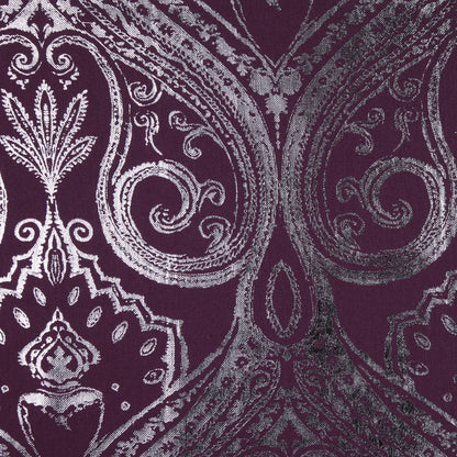 Aubergine Damask Prints