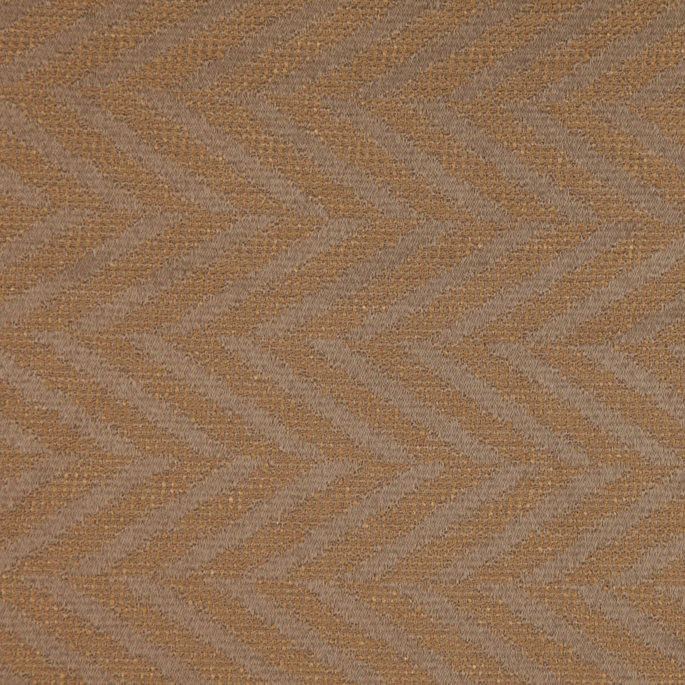 Beige/Sienna Zig Zag Woven