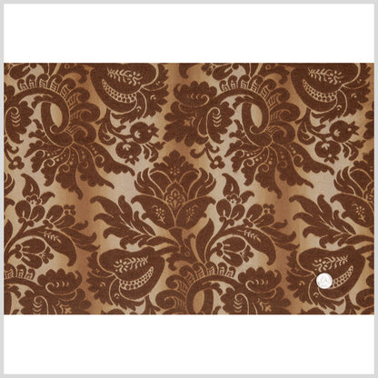 Beige/Brown Floral Brocade Full