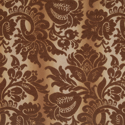 Beige/Brown Floral Brocade