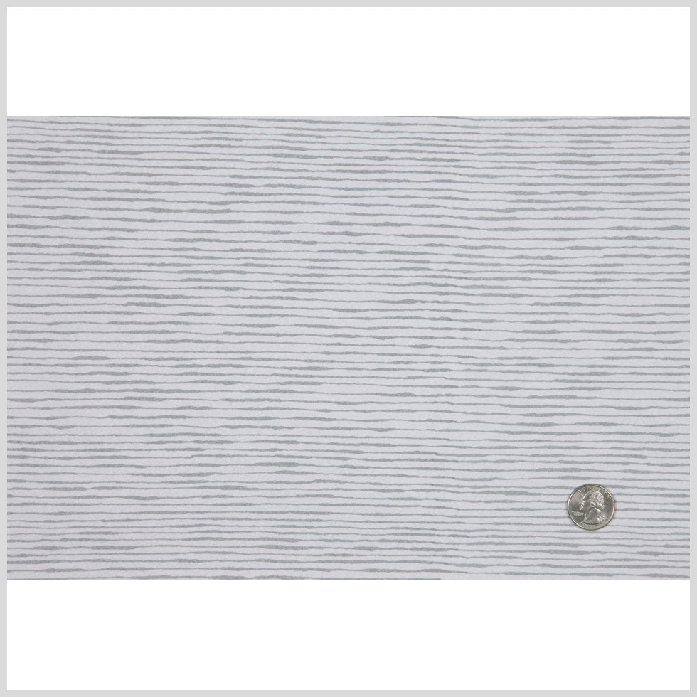 Gray Stripes Faux Suede Full