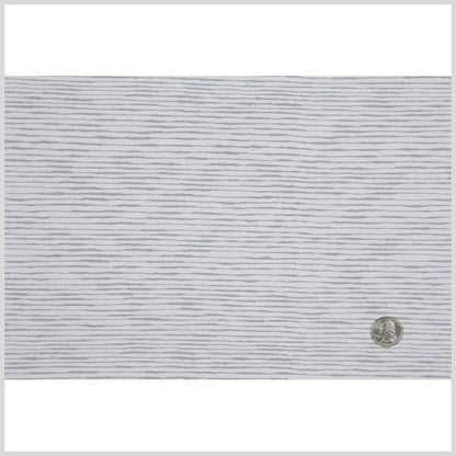 Gray Stripes Faux Suede Full