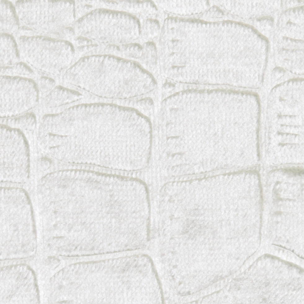 White Animal Velvet Detail