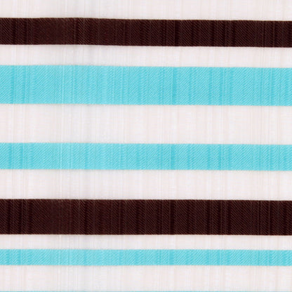 Turquoise 40960 Stripes Sheer Detail