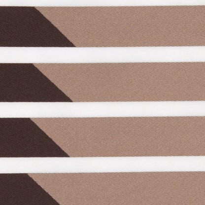 Brown 40252 Stripes Sheer Detail