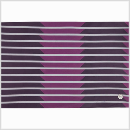 Purple 40353 Stripes Sheer Full