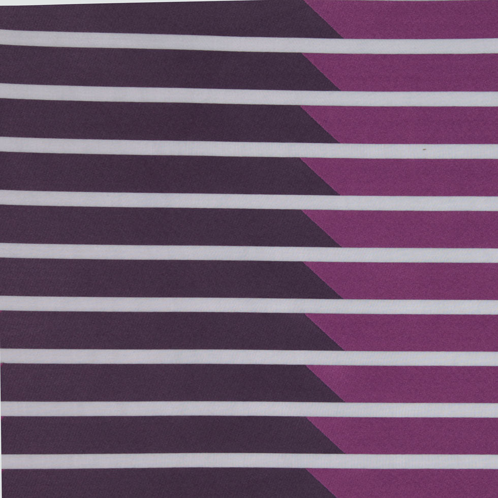 Purple 40353 Stripes Sheer