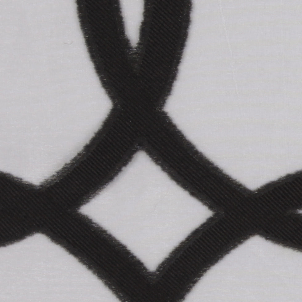 Black 40350 Geometric Sheer Detail