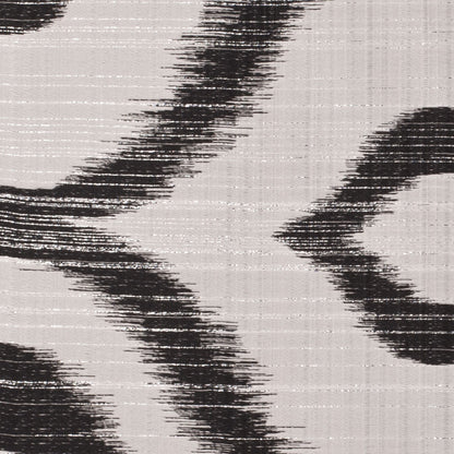 Black/White 40950 Ikat Woven Detail