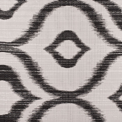Black/White 40950 Ikat Woven