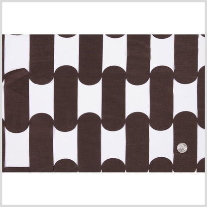 Dark Brown Lazer Cut Polyester Full
