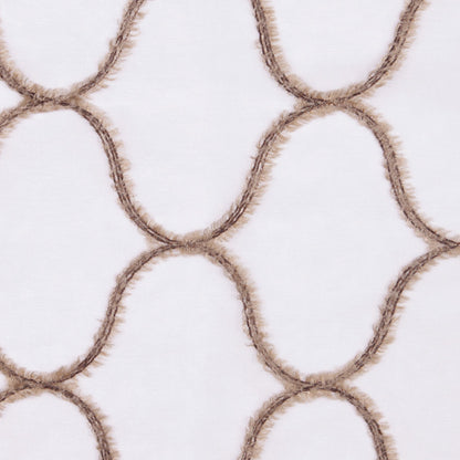 Ivory Flock Sheer Flock Detail