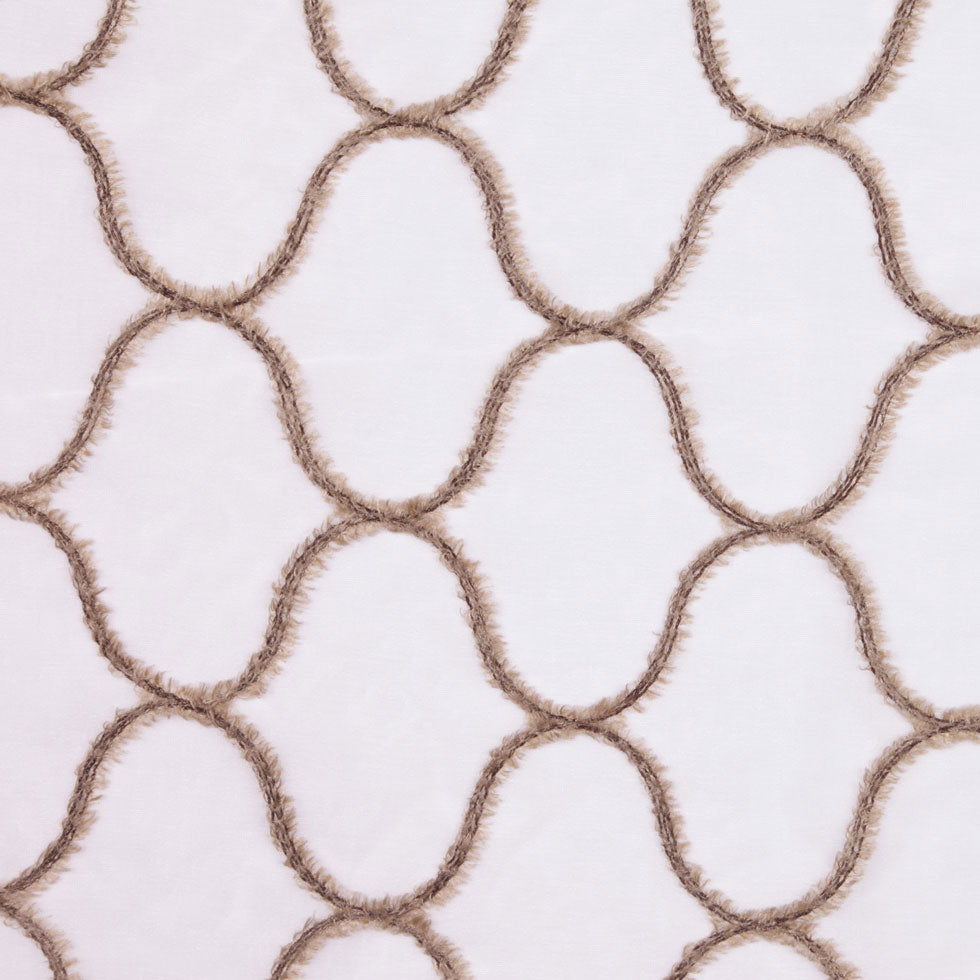 Ivory Flock Sheer Flock