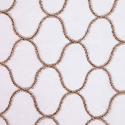 Ivory Flock Sheer Flock