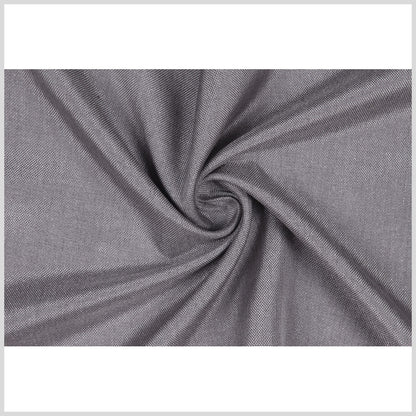 GrayMetallic Silver Solid Linen Lame Full