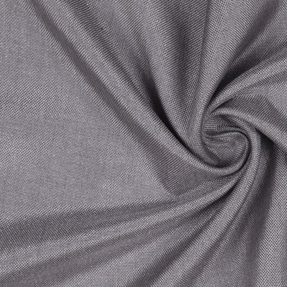 GrayMetallic Silver Solid Linen Lame