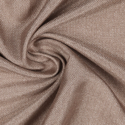 Latte/Metallic Silver Solid Linen Lame Detail