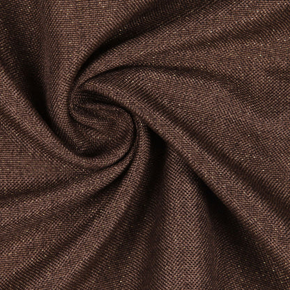 Espresso/Metallic Gold Solid Linen Lame Detail