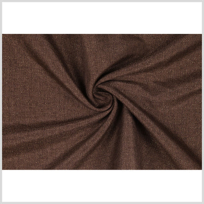 Espresso/Metallic Gold Solid Linen Lame Full