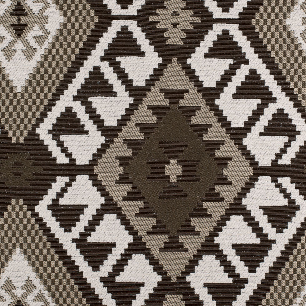 Chocolate/Cream  Ikat