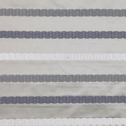 Steel/Blue/White Stripes Embroidery Stripe