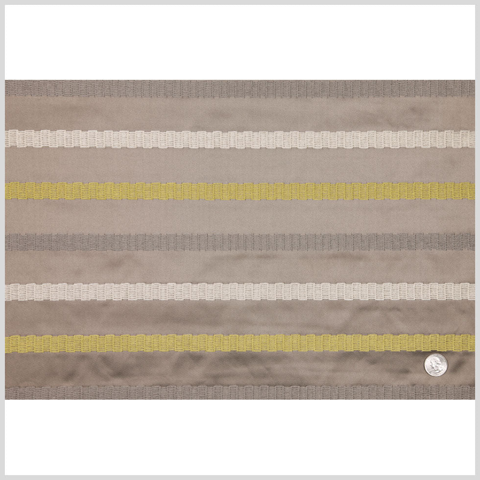 Otter/Lime Stripes Embroidery Stripe Full