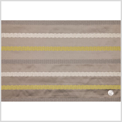 Otter/Lime Stripes Embroidery Stripe Full