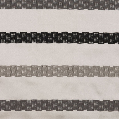 Gold/Black/Gray Stripes Embroidery Stripe Detail