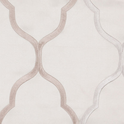 Vintage Geometric Satin Detail