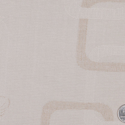 Khaki Geometric Woven Detail