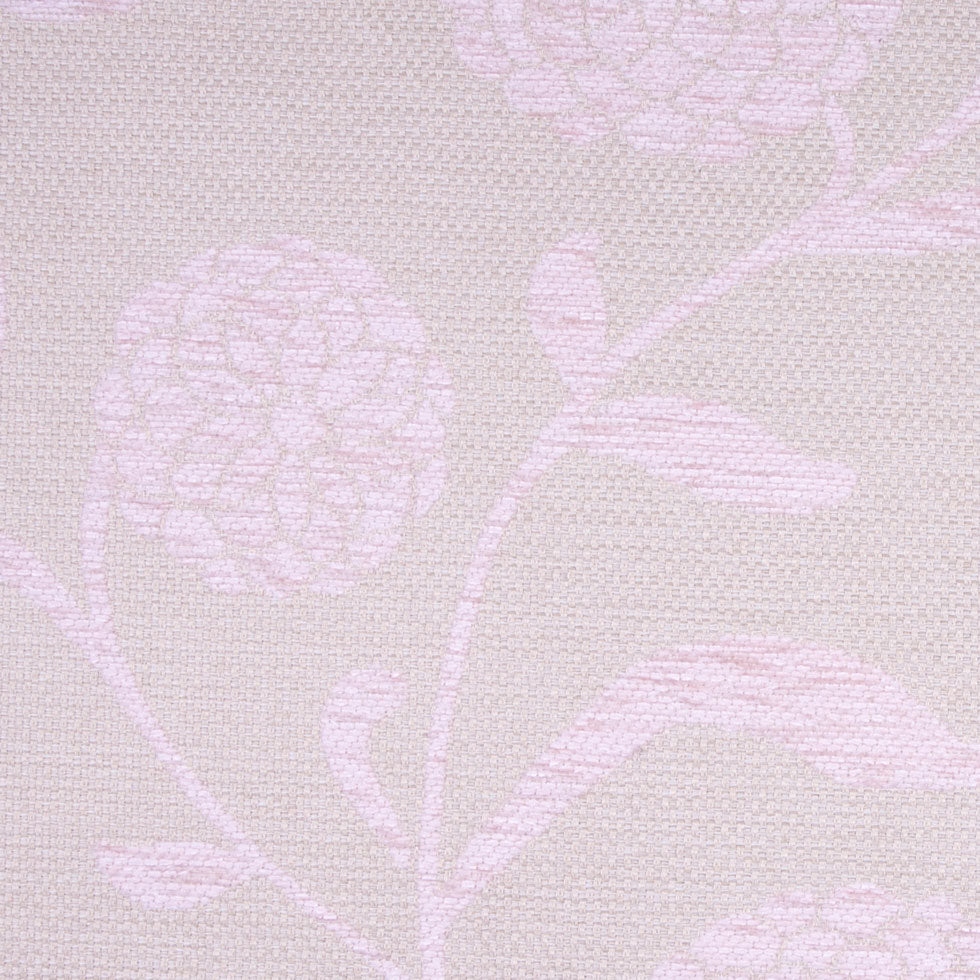 Beige Floral Chenille Detail