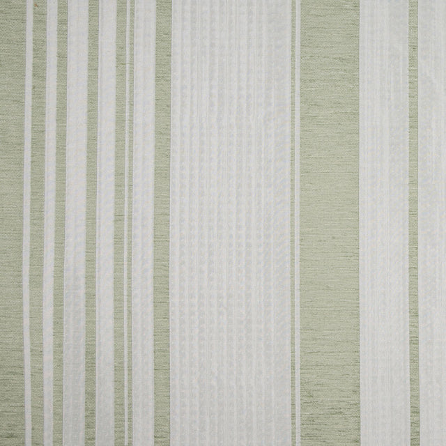 Mint Stripes Chenille