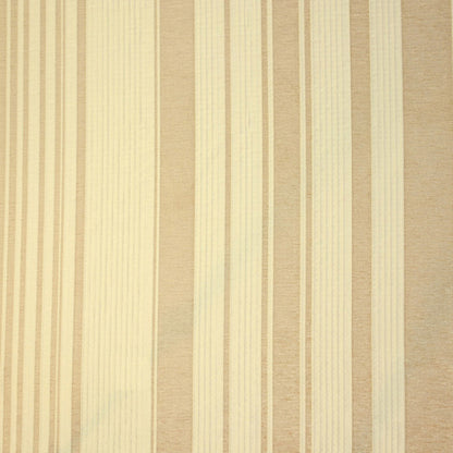 Soft Gold Stripes Chenille