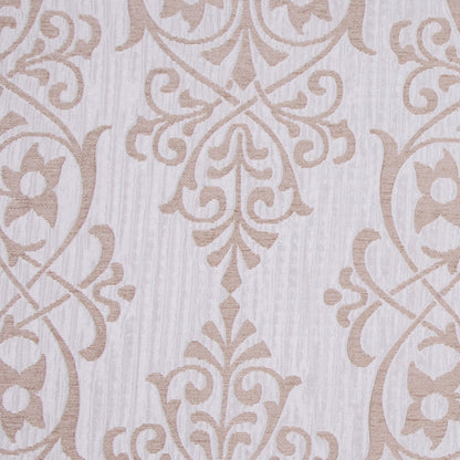 Silver/Beige Floral Brocade Detail