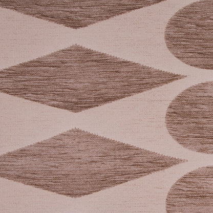 Beige Geometric Chenille Detail