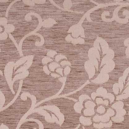 Beige Floral Chenille Detail