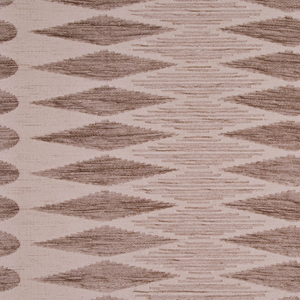 Beige Geometric Chenille Detail