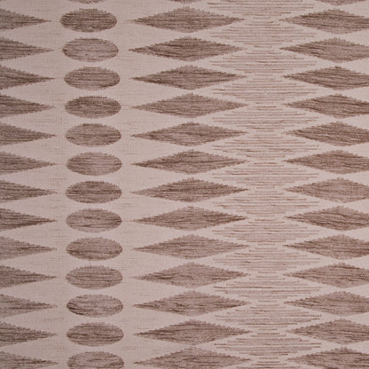 Beige Geometric Chenille