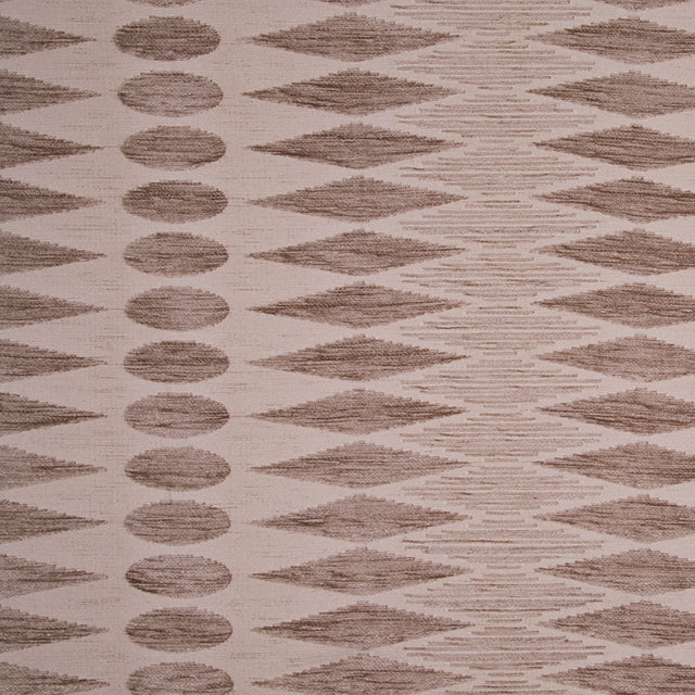 Beige Geometric Chenille