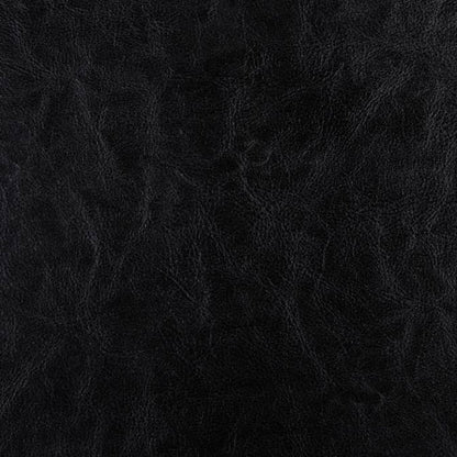 Black Solid Faux Leather/ Vinyl