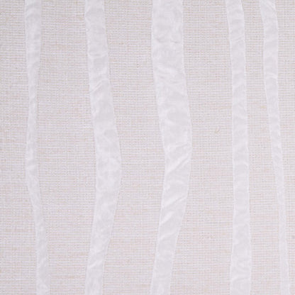 Bright Champagne Stripes Woven Detail