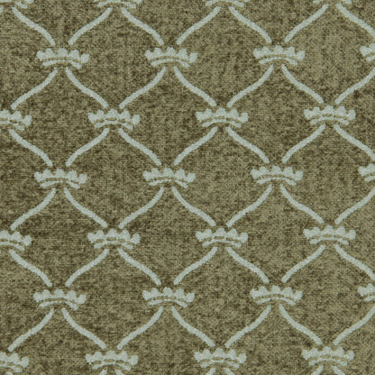 Olive/Mint Classical Chenille Detail