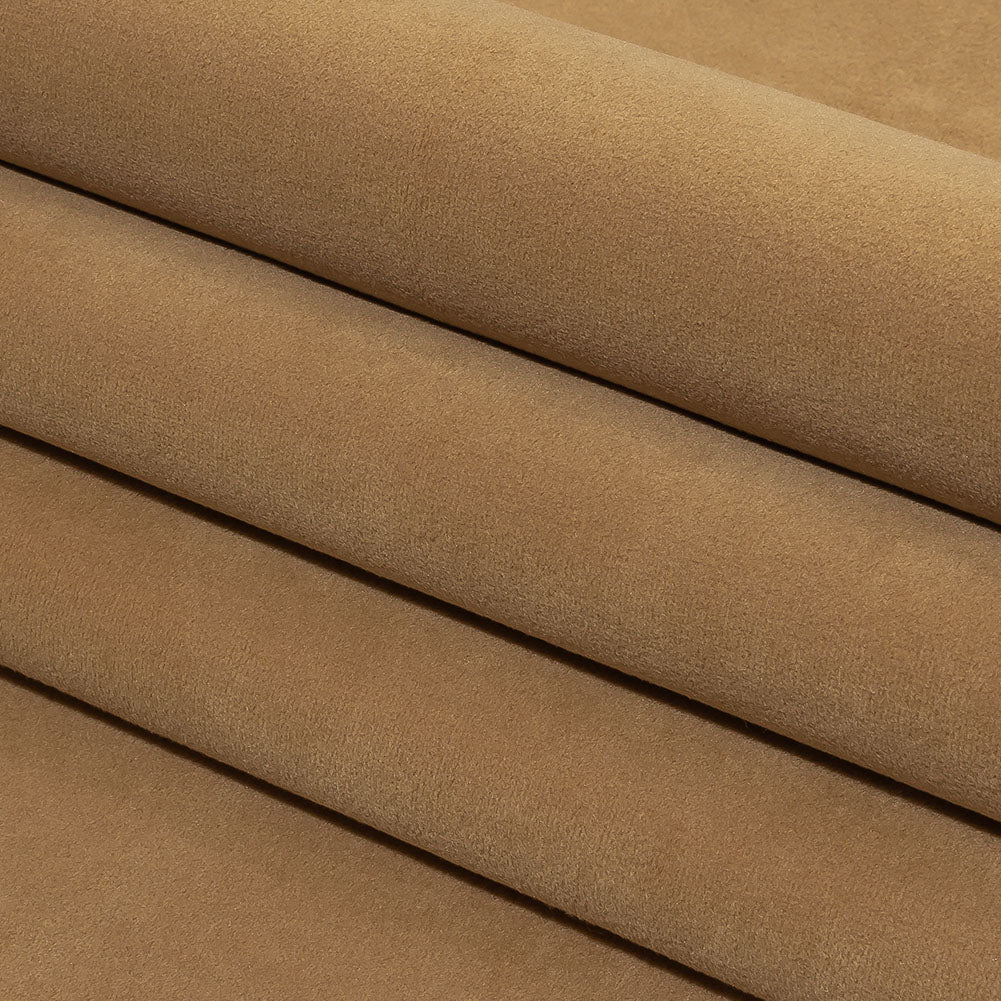 Honey Polyester Velvet Folded