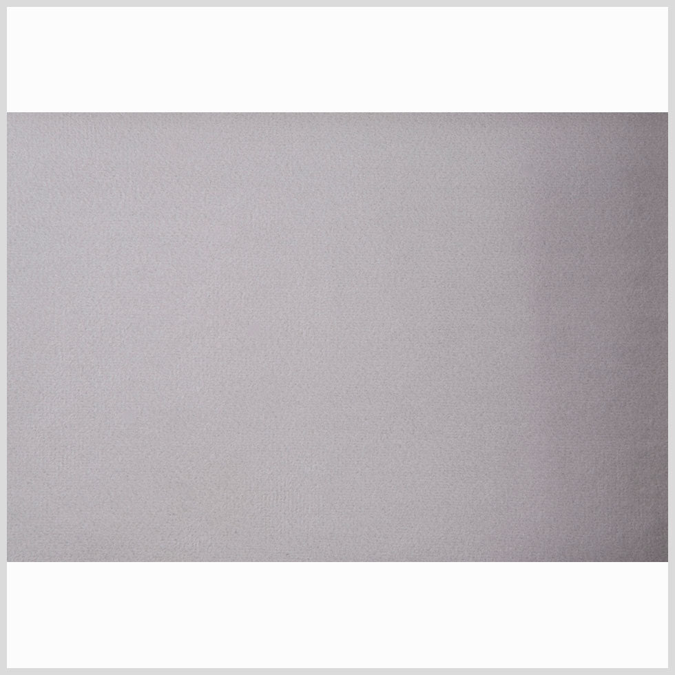 Gray & White Solid Velvet Full